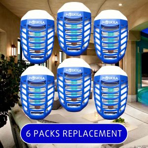 6 Packs Indoor Mosquito Zapper for Home – Indoor Bug Zapper for Home – Electrify Bug Zapper – Portable Mosquito Zapper – Bug Zapper Indoor Plug in – Indoor Fly Zapper – Fruit Fly Zapper