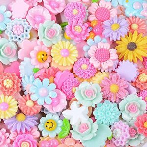 50pcs Cute Slime Charms Mixed Set Resin Flatback Making Supplies For DIY